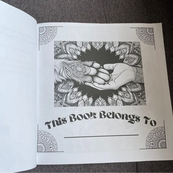 Distinguished Dogs: Large Breed Dog Mandala Coloring Book - Picture 4 of 8